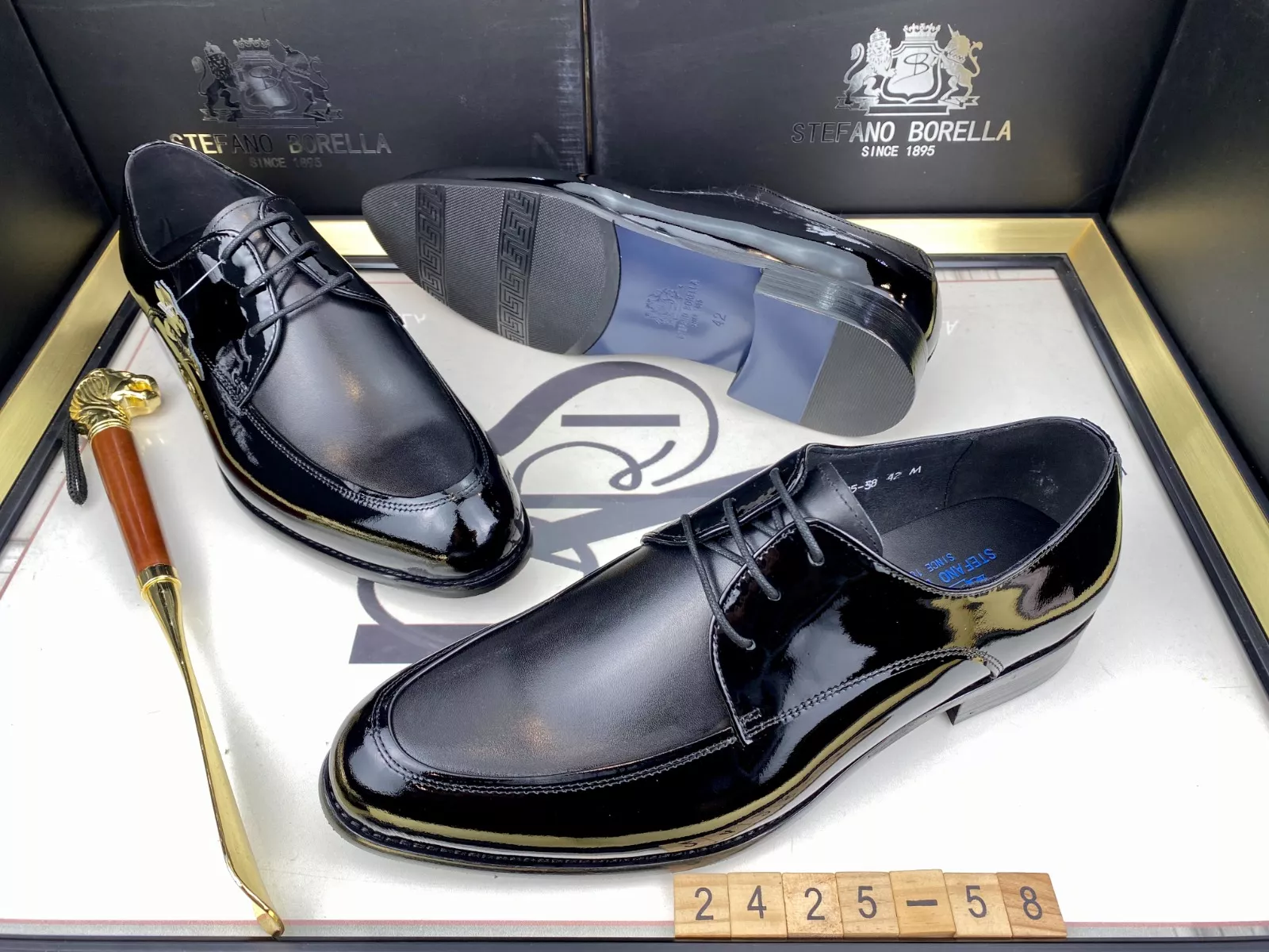 Stefano Borella Black Shoes