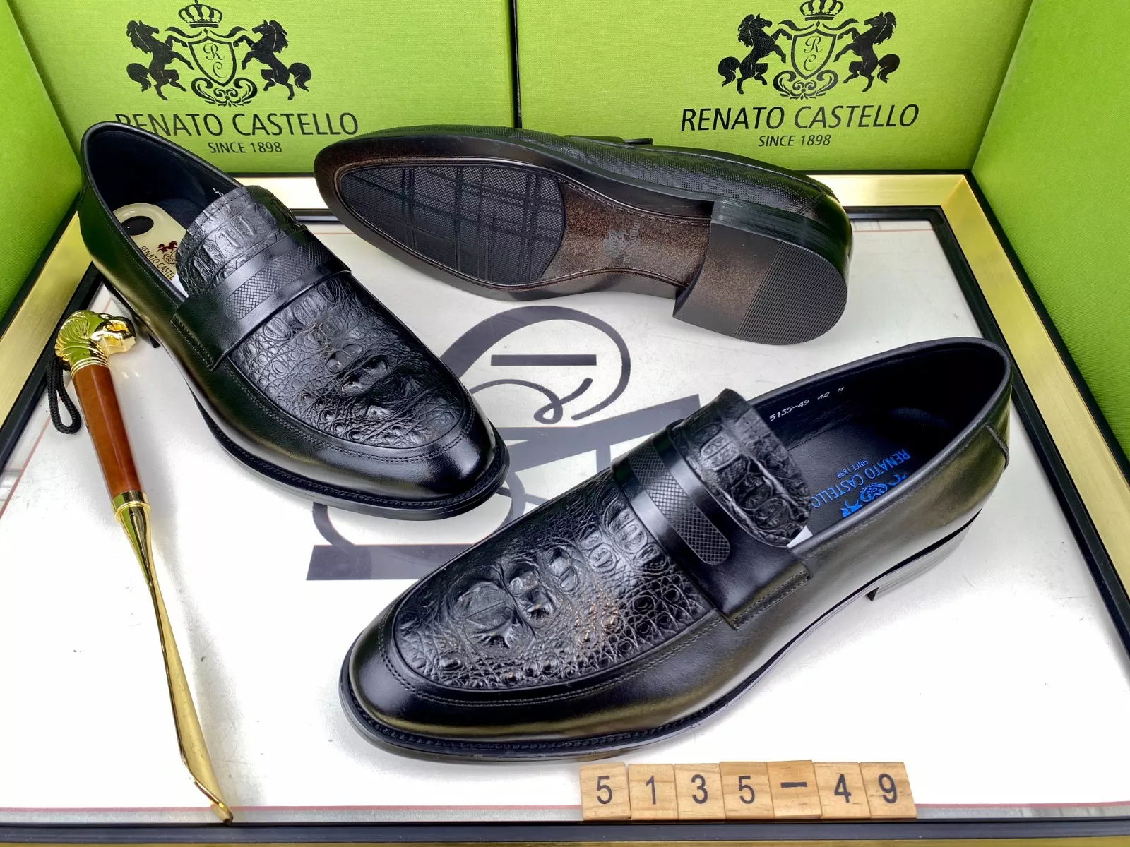 Renato Castello Black Shoes