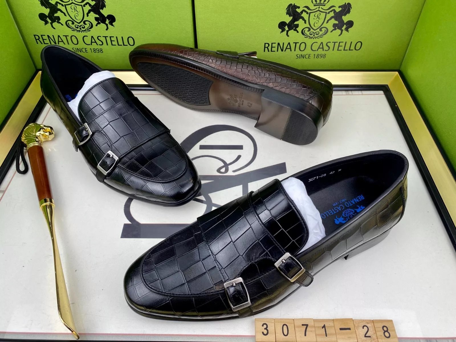 Renato Castello Black Shoes