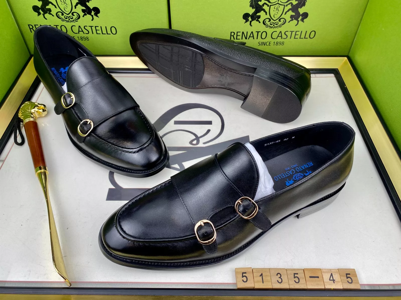 Renato Castello Black Shoes