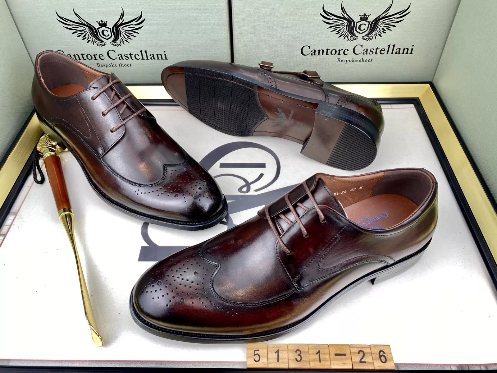 Cantore Castellani Shoe in Brown