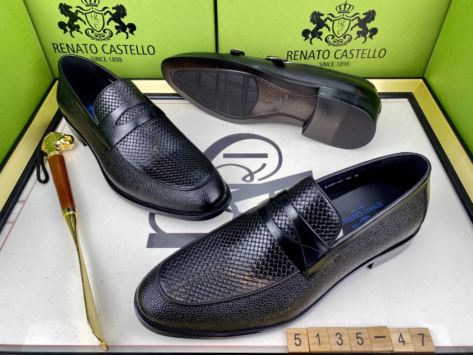 Renato Castello Black Shoes