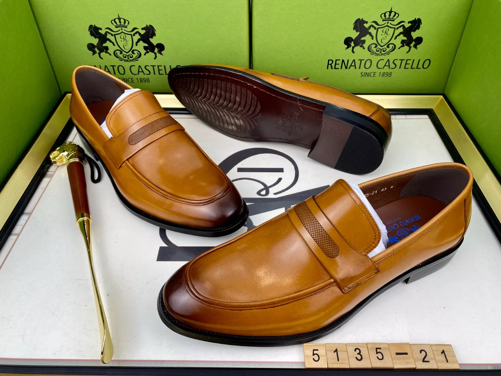 Renato Castello Brown Loafers