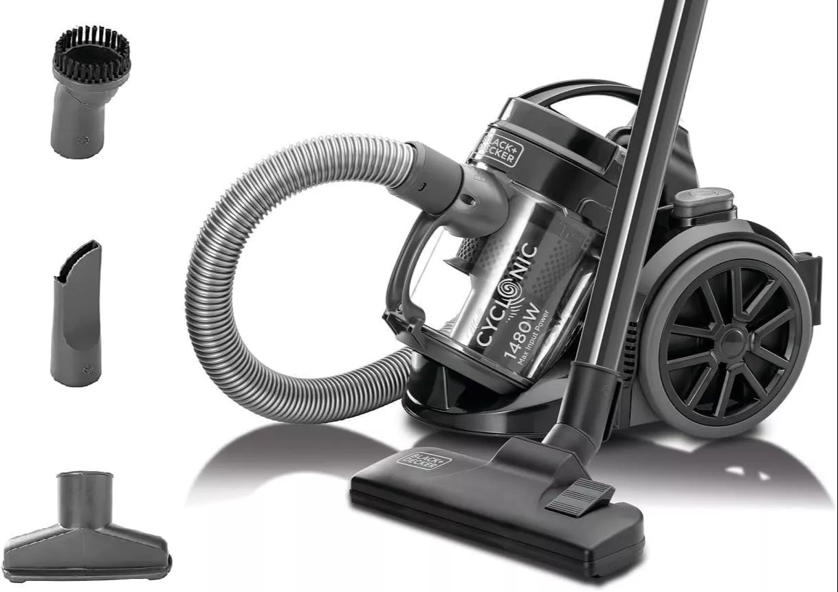 Cyclonic VM1480 Black + Decker Bagless Vacuum 1600W