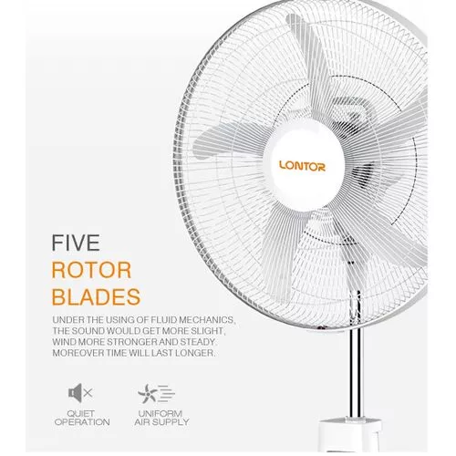 Lontor 18-inch Rechargeable Standing Fan - CTL-CF056WR-18