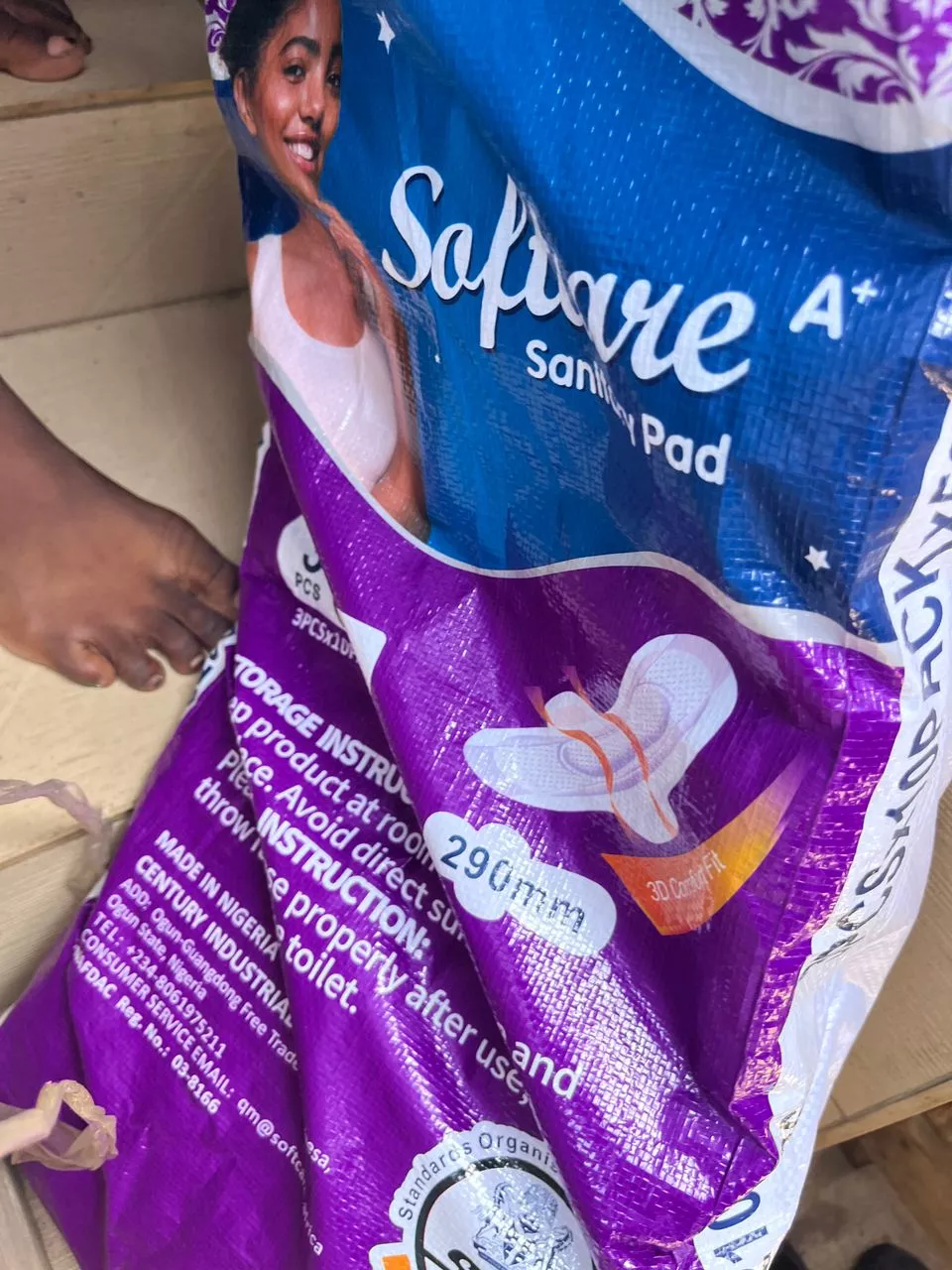 1 bag Soft Care Sanitary Pad (sachet Roll)