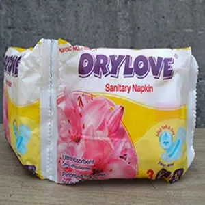 Dry love sanitary pad sachet roll