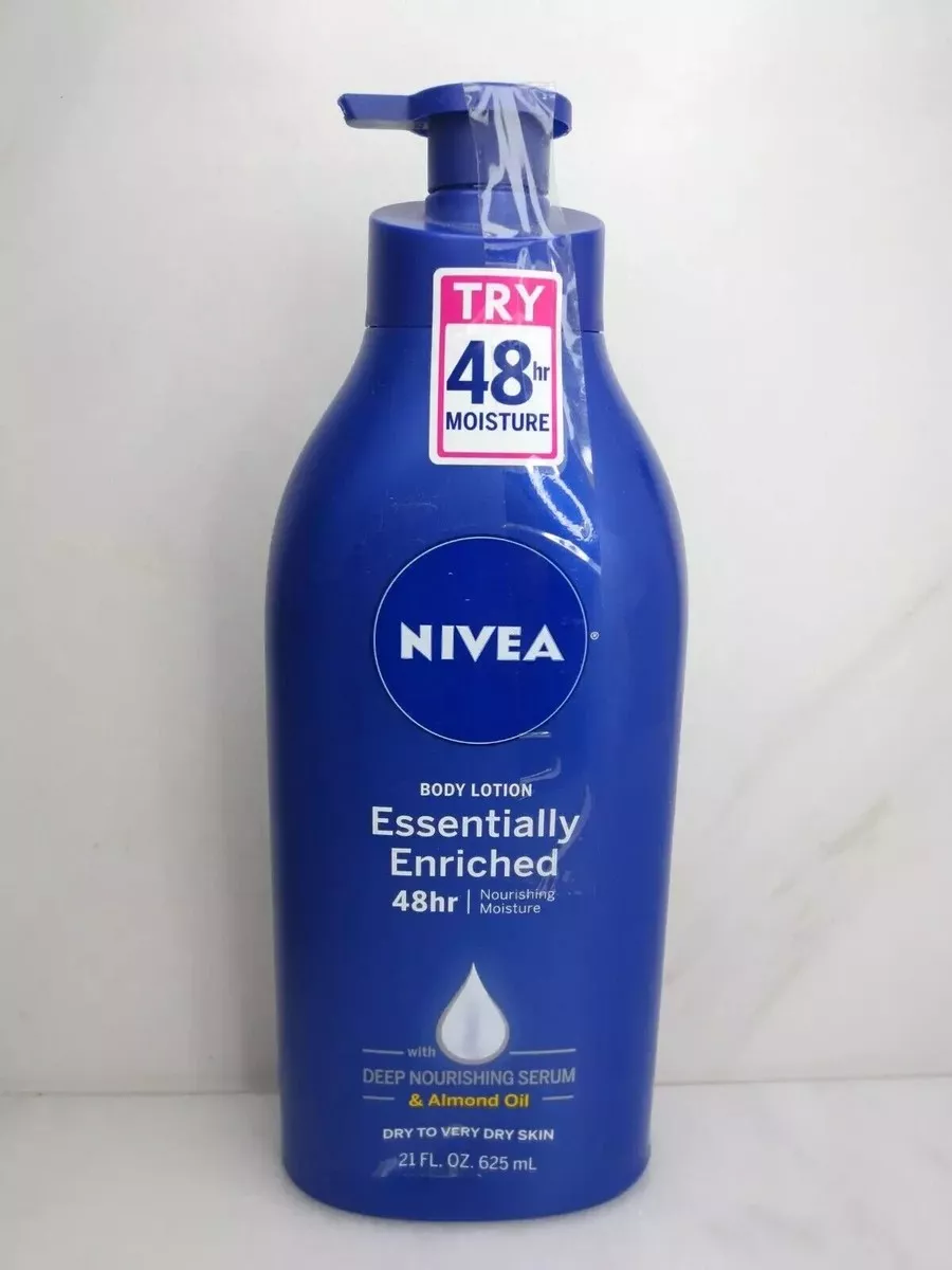 NIVEA Essentially Enriched Body Lotion for Dry Skin, 16.9 Fl Oz