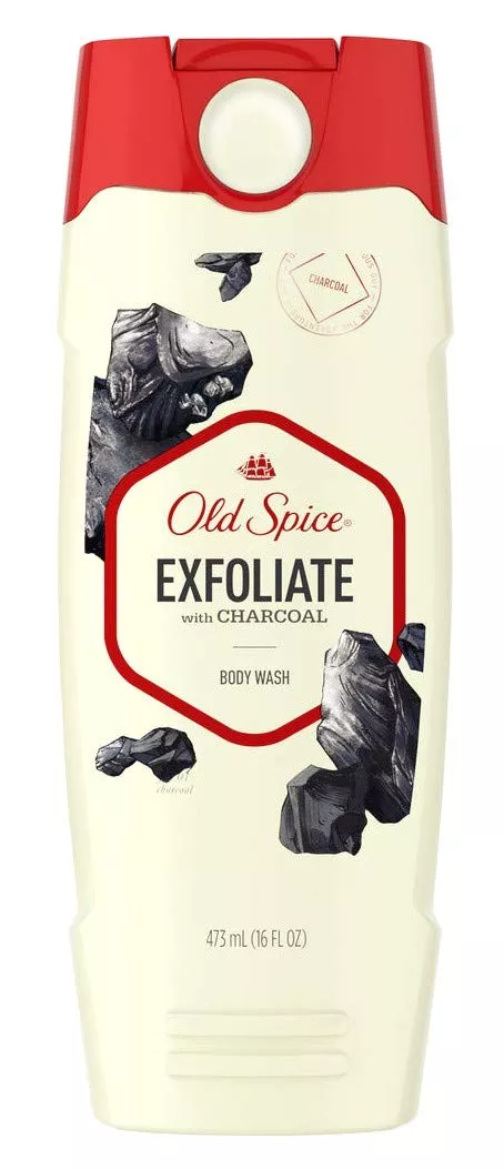 Old Spice Body Wash for Men Exfoliate with Charcoal 16 fl oz.