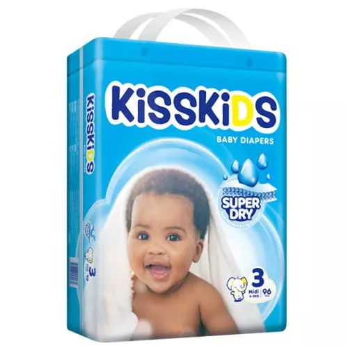 3packs of Jumbo size Kisskids Super Dry Diaper
