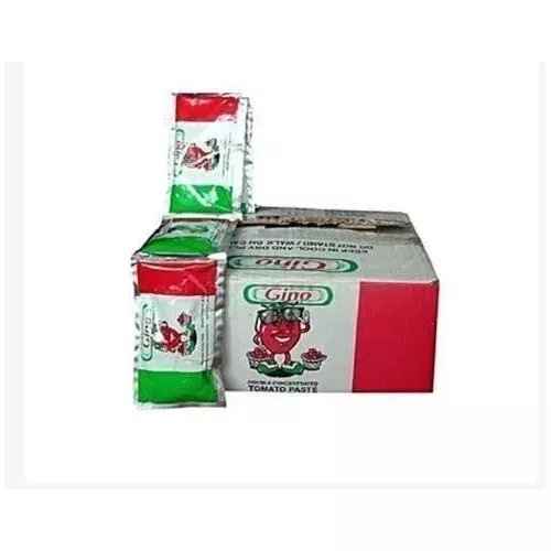 Gino Tomato Paste - 65g - 1 Carton - 50 Sachets