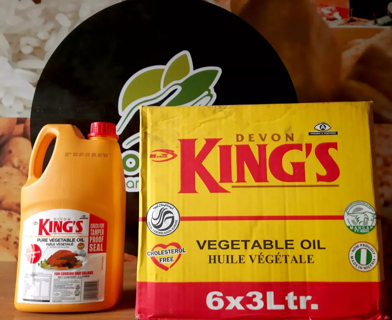 Devon Kings Vegetable Oil Carton 3Liters x 6