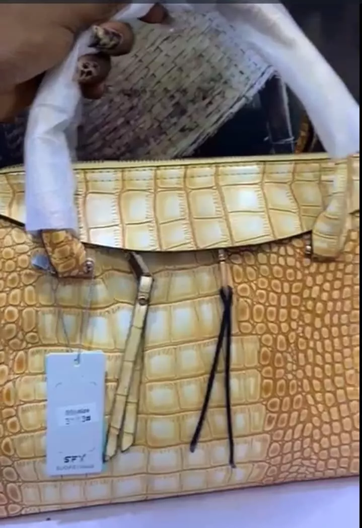 Crocodile skin High quality Leather Bag