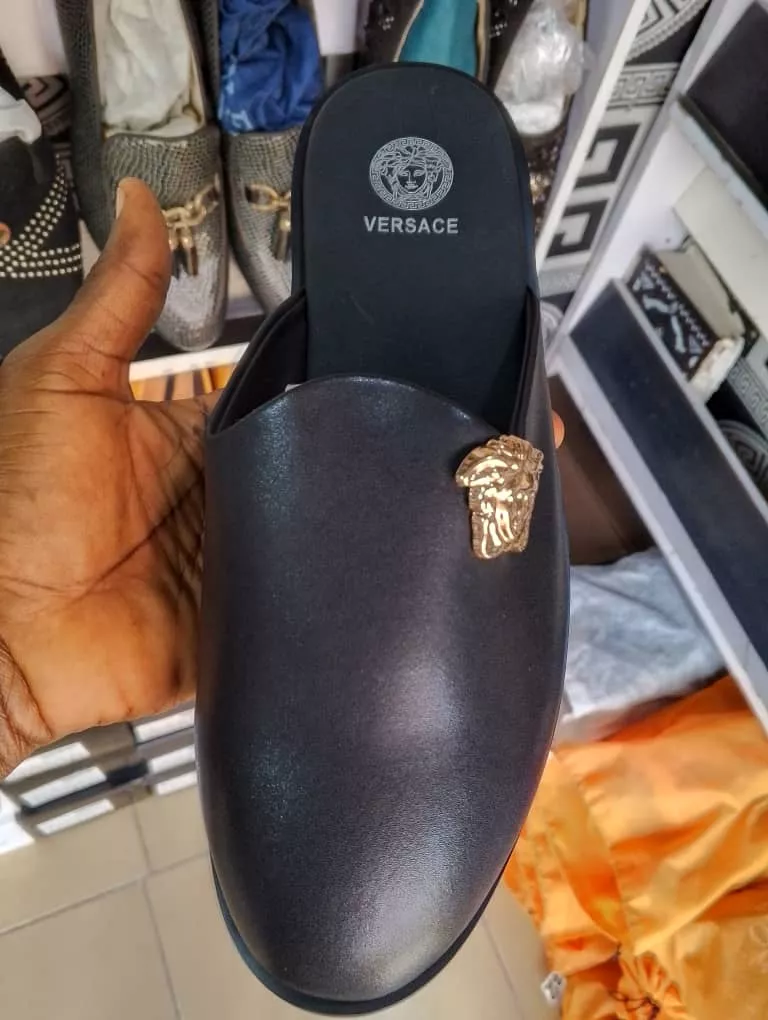 Versace Men’s Black Half Shoe