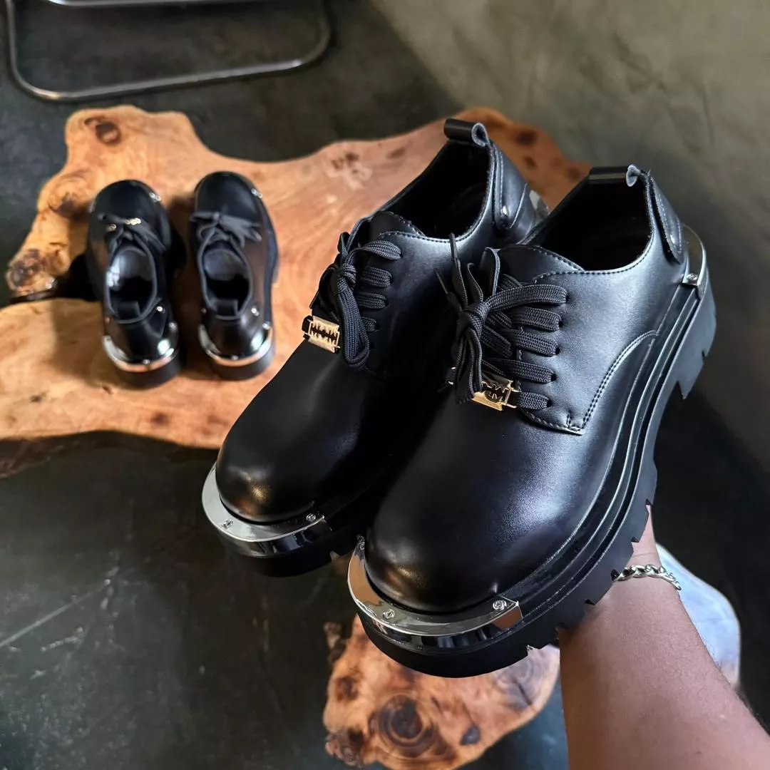 Thick Sole Derby Shoes