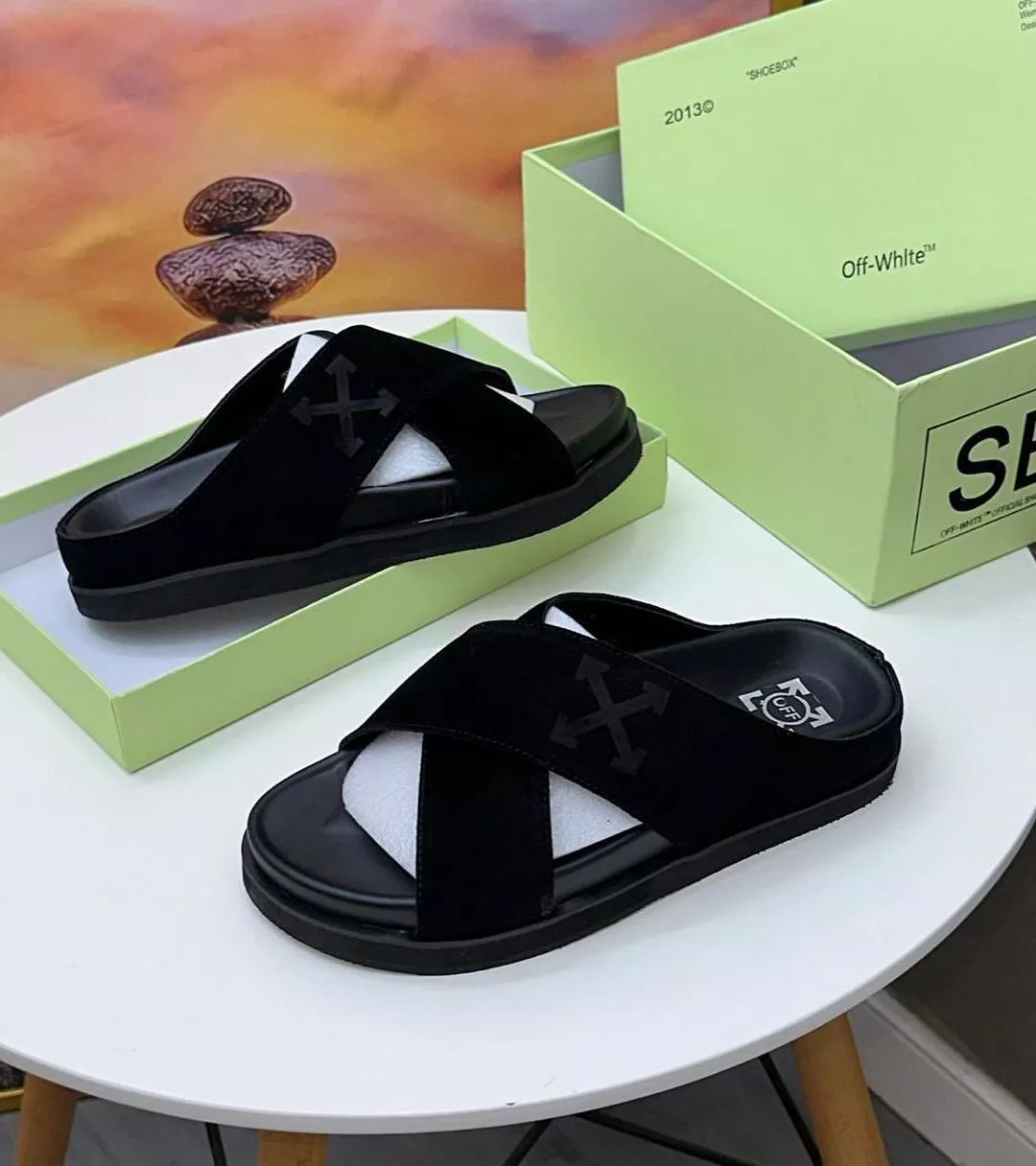 Off-White Palm Slippers