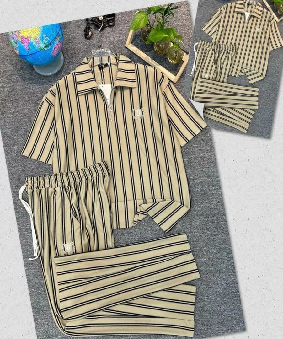 Men’s Two-Piece Polo Shirt & Trouser Set