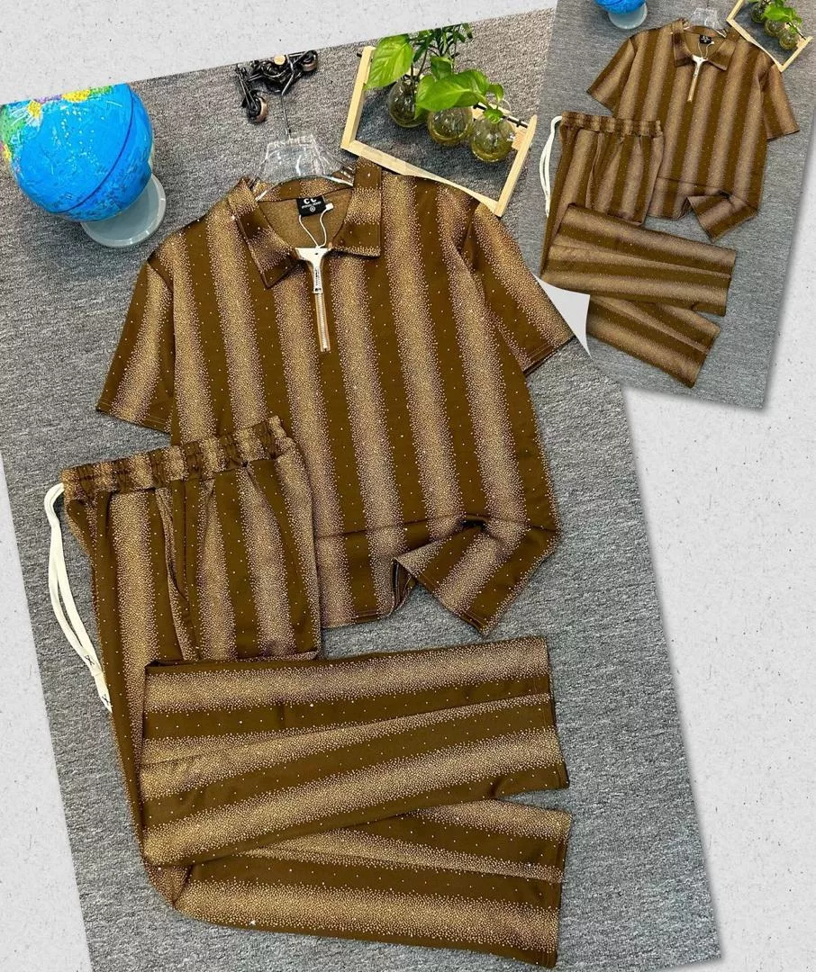Men’s Two-Piece Polo Shirt & Trouser Set