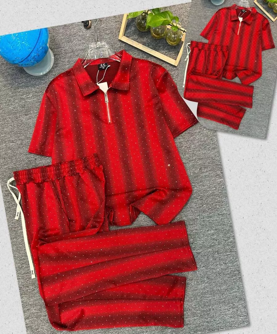 Men’s Two-Piece Polo Shirt & Trouser Set