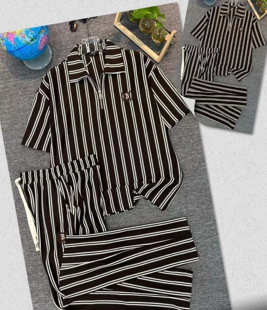 Men’s Two-Piece Polo Shirt & Trouser Set