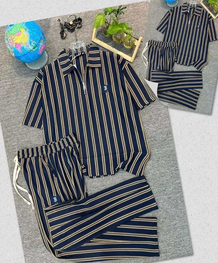 Men’s Two-Piece Polo Shirt & Trouser Set