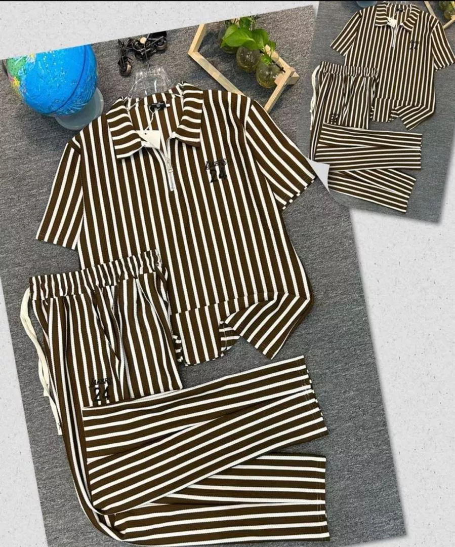 Men’s Two-Piece Polo Shirt & Trouser Set