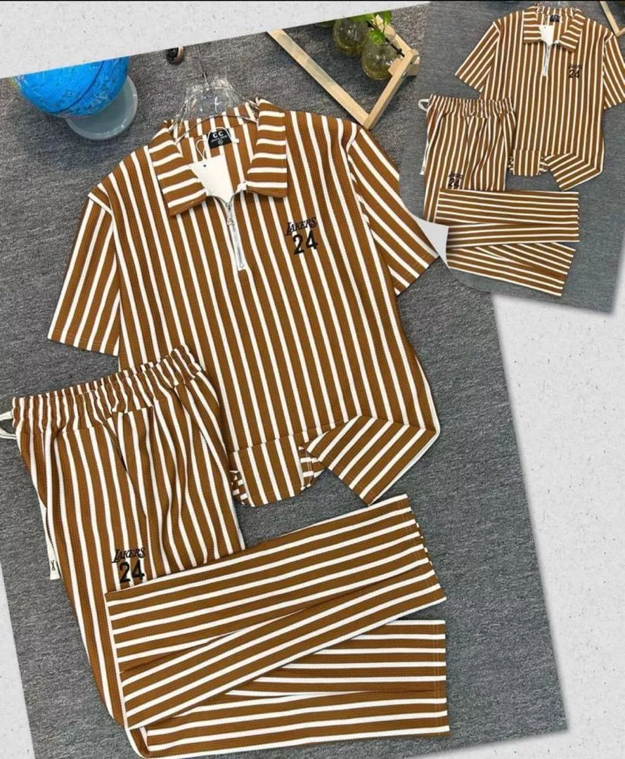 Men’s Two-Piece Polo Shirt & Trouser Set