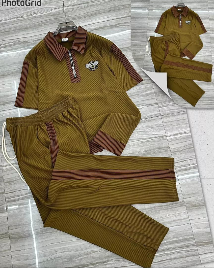Men’s Two-Piece Polo Shirt & Trouser Set