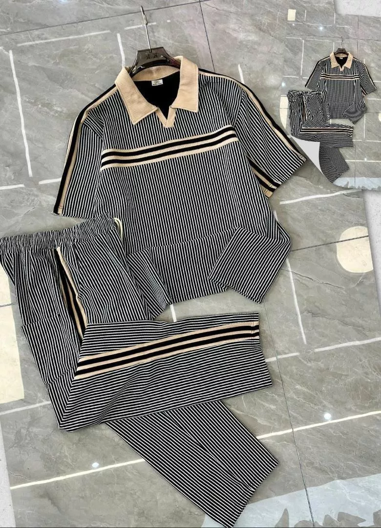 Men’s Two-Piece Polo Shirt & Trouser Set