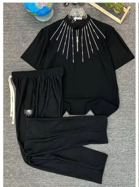 Men’s Two-Piece Polo Shirt & Trouser Set