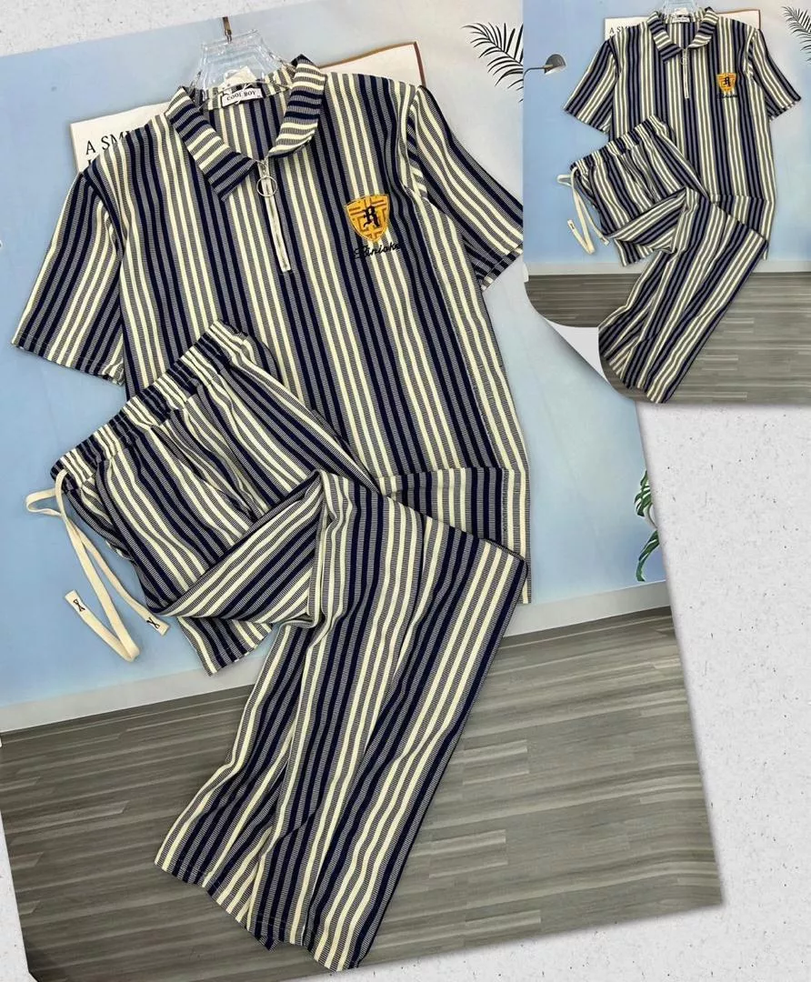 Men’s Two-Piece Polo Shirt & Trouser Set