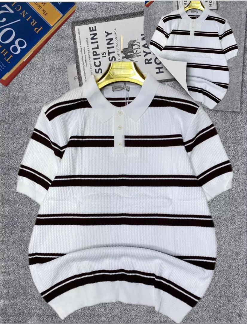 Classic Striped Polo
