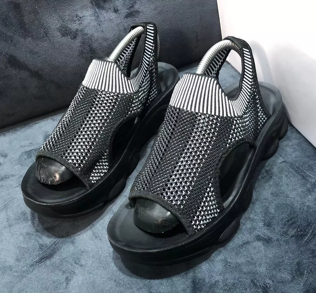 Black Sports Sandals Women Summer