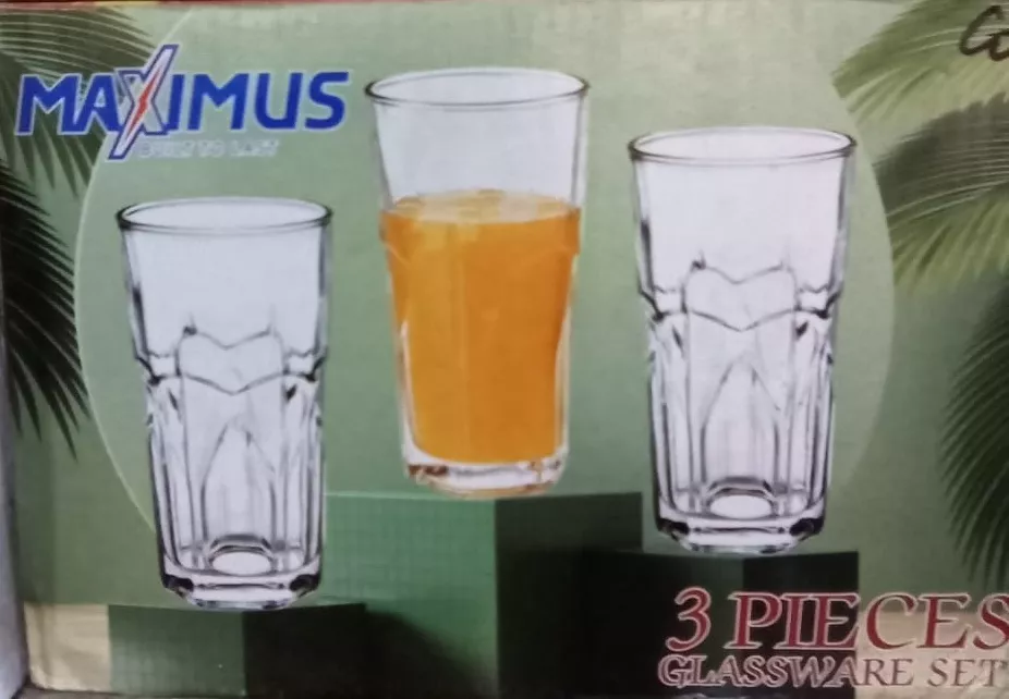 Maximus 3 Pieces Glassware Set