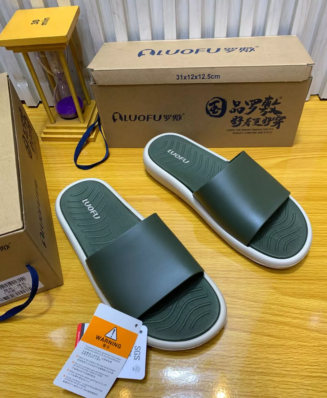 Crocs Original Luofu Slide Green