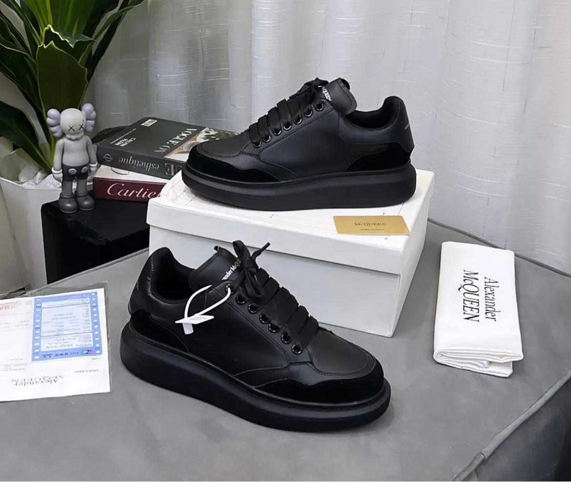 Alexander McQueen Oversized Sole Sneakers – Black