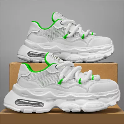 AKIKO VideStep Sneakers for Men – Chunky Platform Mesh