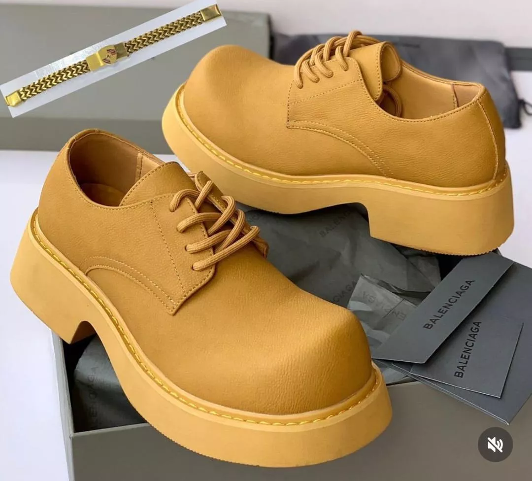 Balenciaga Platform Derby Shoes