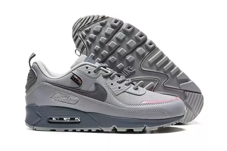 New Nike Air Max 90 OG Men's Neon Retro Comfort Gray Running Shoes