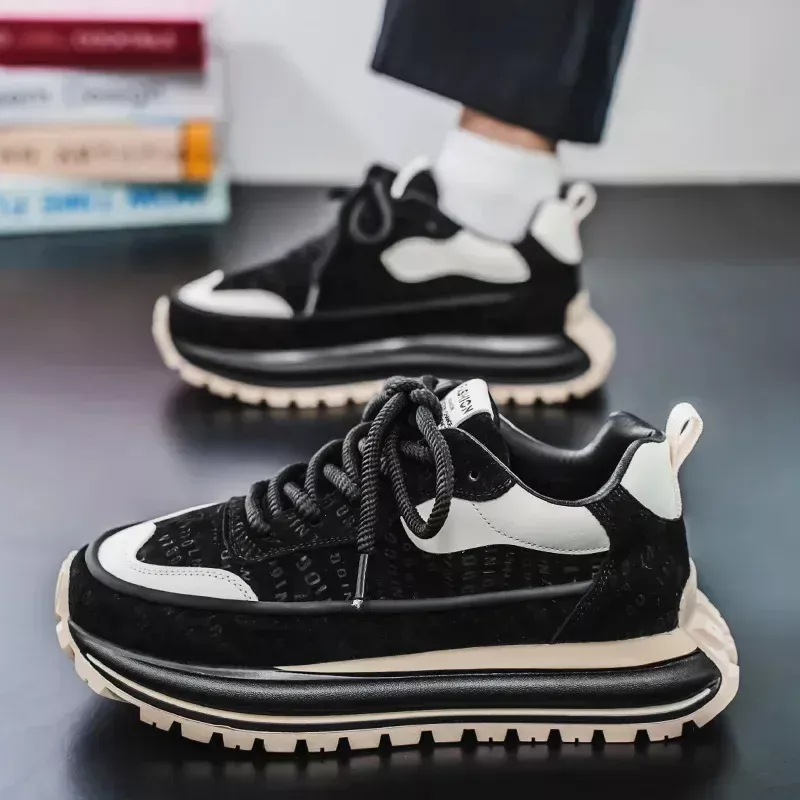 Men's Retro Thick-Soled Casual Sneakers