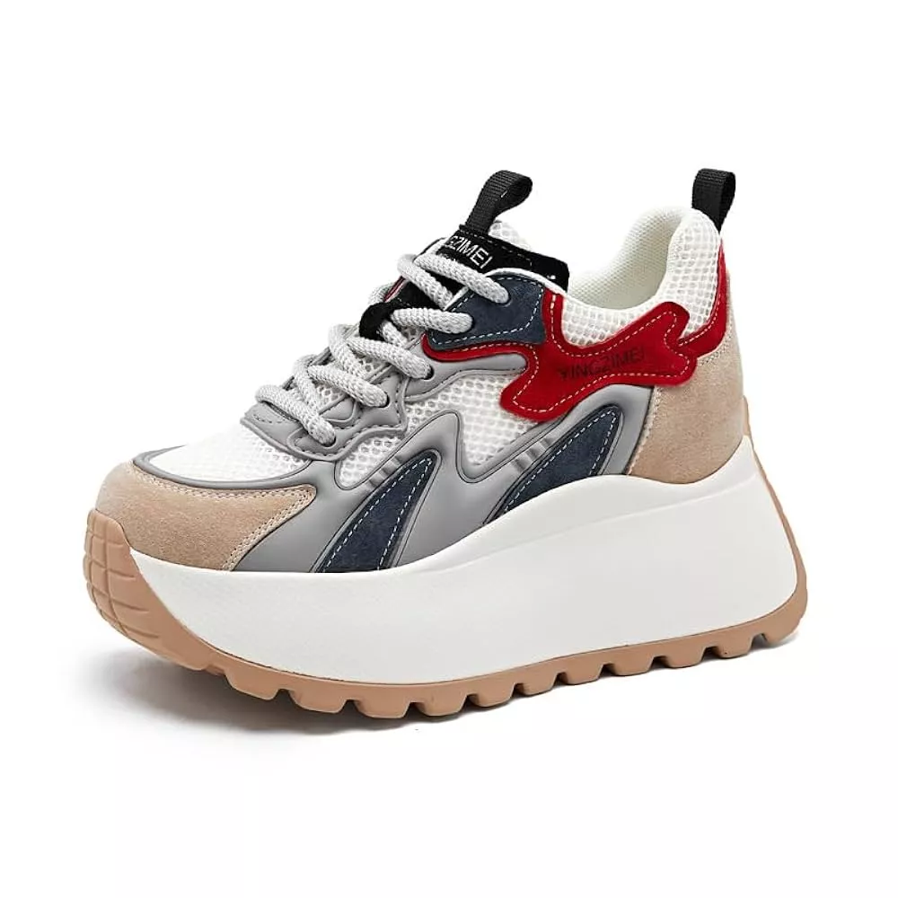 Fashion 10CM New Air Mesh Women Sneakers