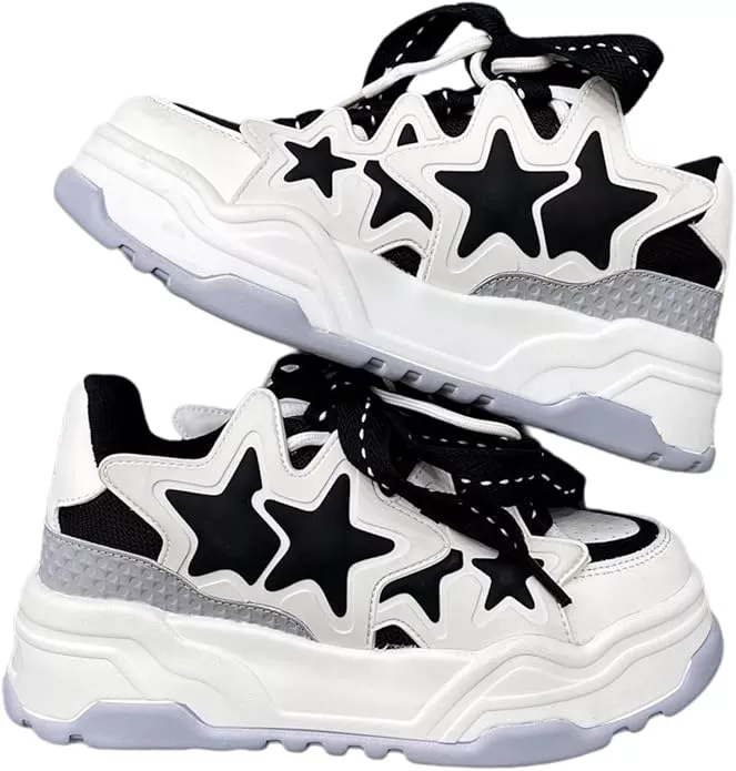 Star Shoes Walking Cute Sneakers for Women