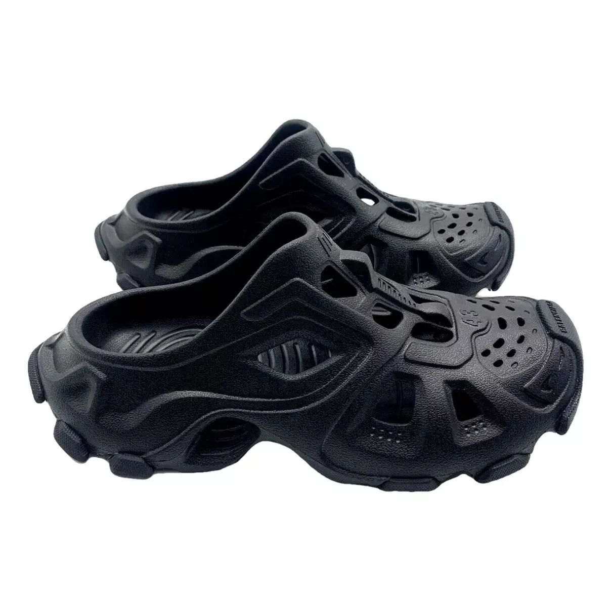 Balenciaga Hd Rubber Mules Black