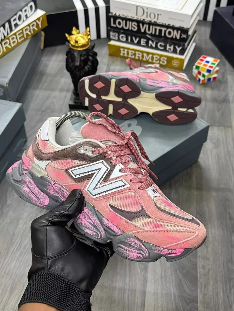 New Balance 9060 Pink Grey Sneakers