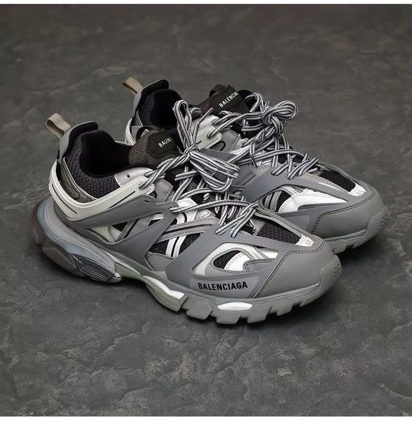 Balenciaga Track Sneakers – Gray/White/Black