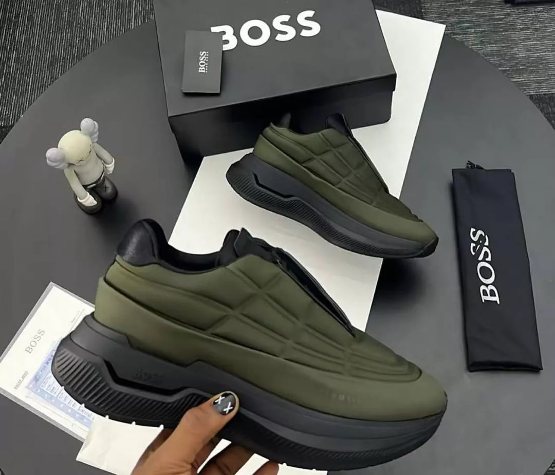 Boss Dark Green Sneakers