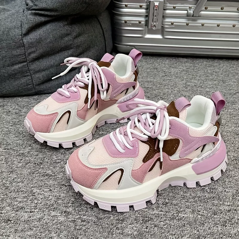 Women’s Color-Block Chunky Sneakers