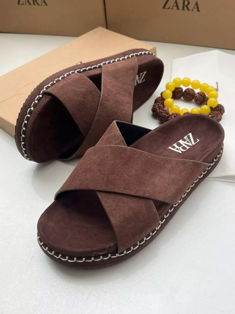 Zara Slide Pam Slippers