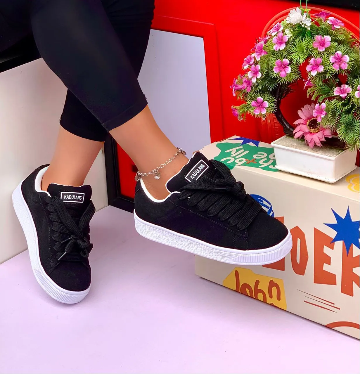 Kadulang Low-top Casual Sneakers Black