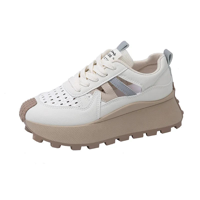 FSISB Sports Sneakers Beige